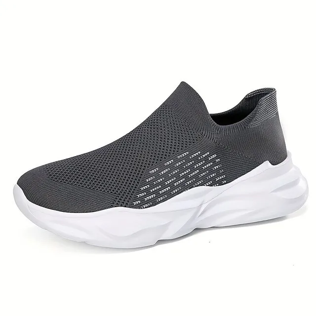 Men's breathable netted shoes - light and dampening shocks, for outdoor activities