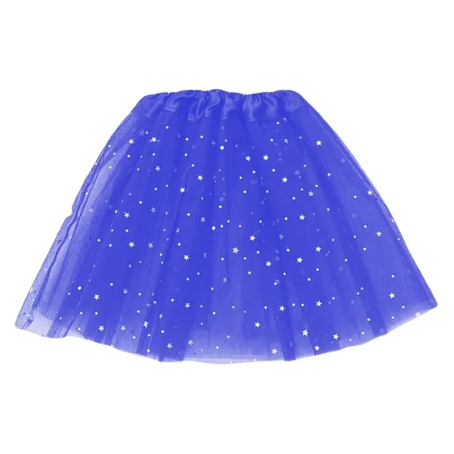 Dětská barevná sukně s flitry l