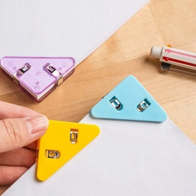 Triangle clips for paper 20 pcs, 5.2 x 3.9 cm