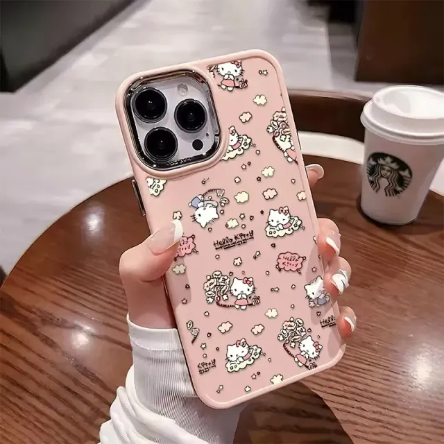 Ochranné puzdro na telefón s Hello Kitty v Y2K dizajne - roztomilé silikónové puzdro