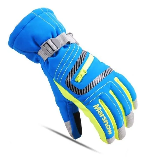 Unisex ski gloves