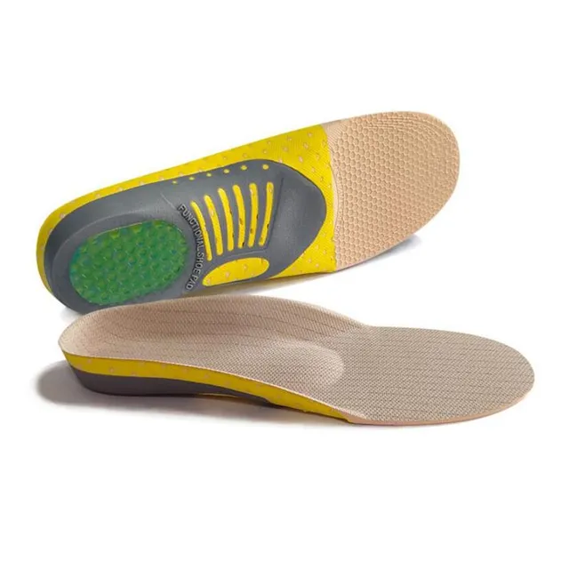 Medical shoe inserts with shock absorption function