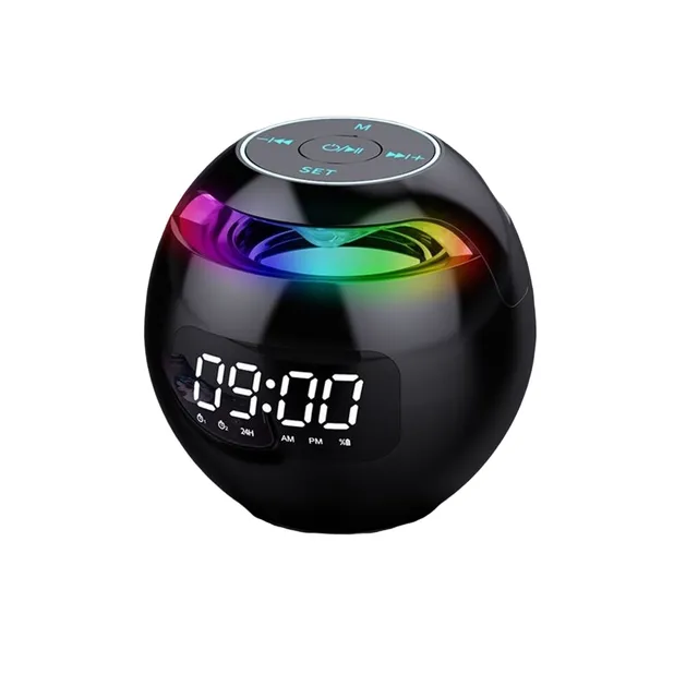 Alarm clock with LED display and bluetooth