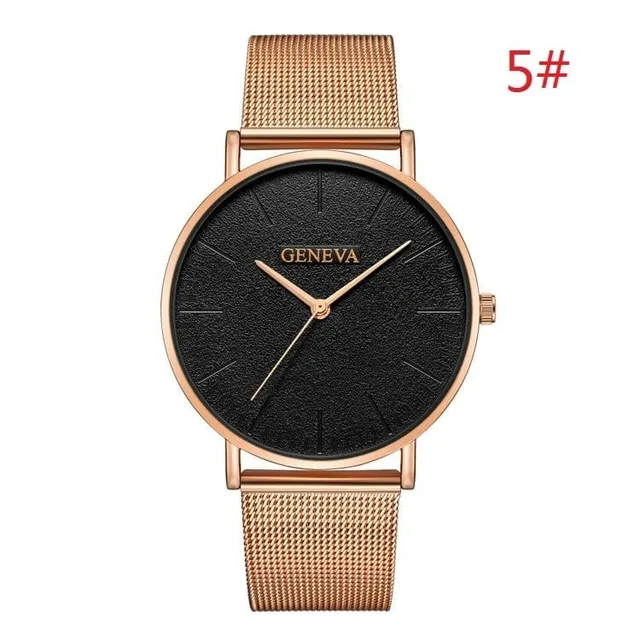 Deluxe Rose Gold Montre Femme Women's Watch