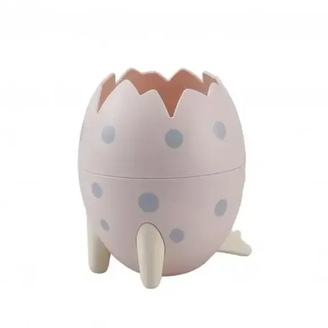 Design holder for pencils and brushes in the shape of a dinosaur egg - several color variants