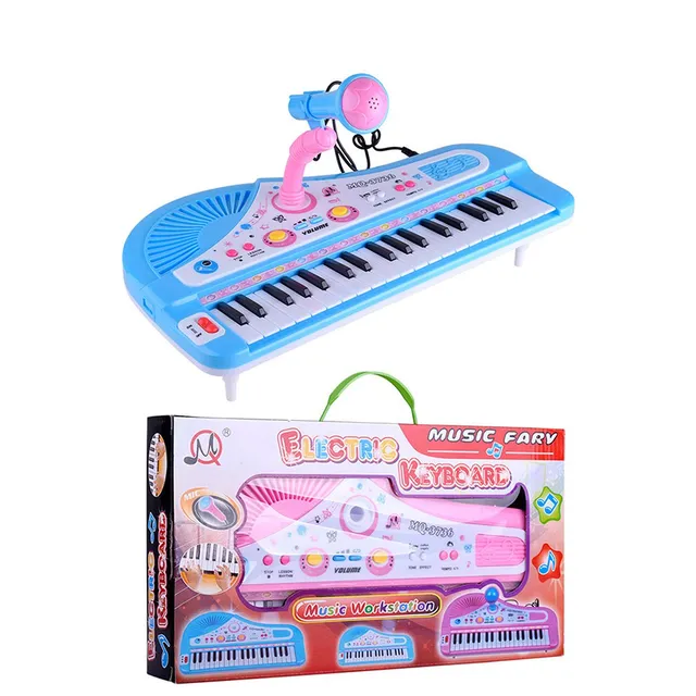 Children's Piano with Microphone and Belongers