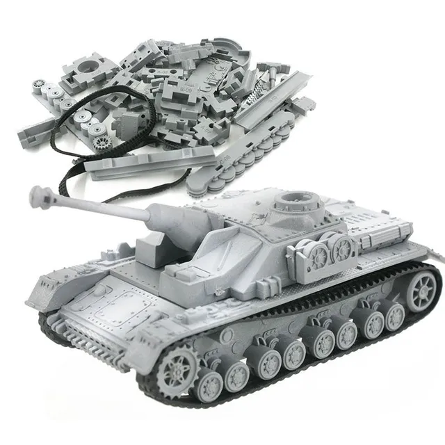 Kit de construcție model de tanc 4D