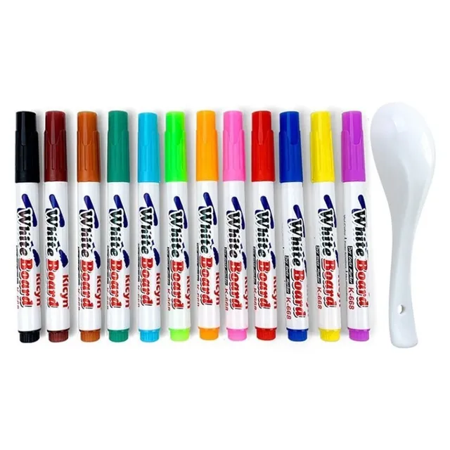 Magic markers for writing on water - Water markers + scoop