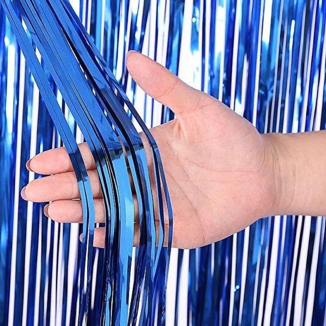 Party curtain with fringes 3 x 1 m