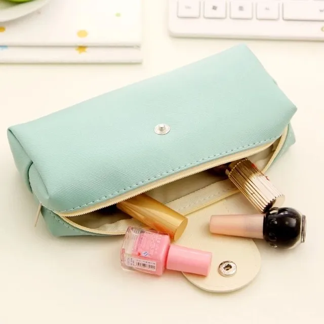Practical school stationery case - leatherette