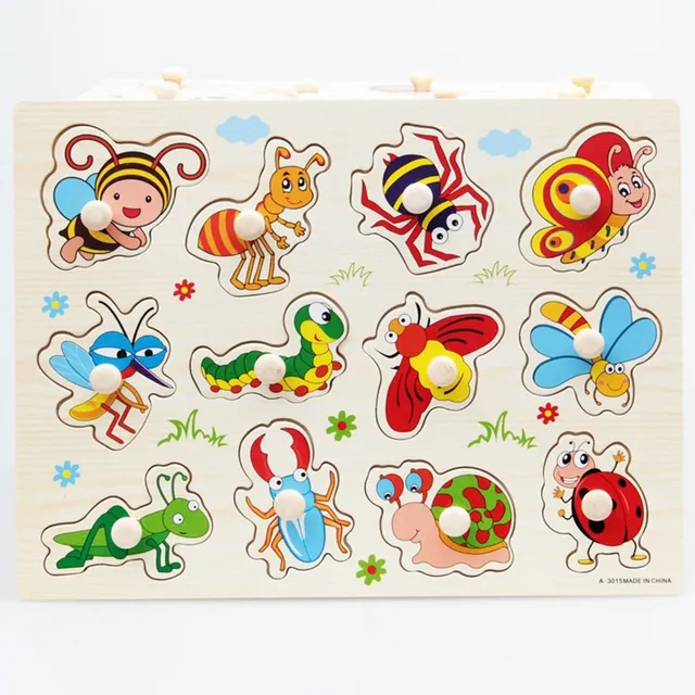 Children's Wooden Educative Folding Puzzle 9