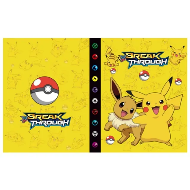 Album na sběratelské kartičky pokémon - Pikachu