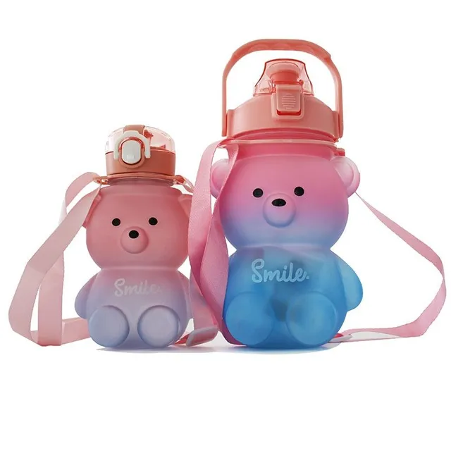 Water bottle cute teddy bear