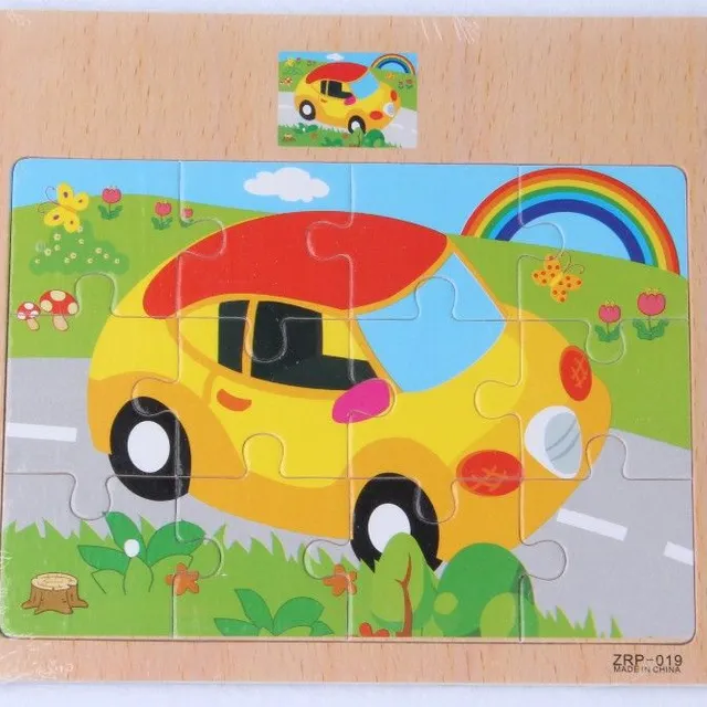 Wooden children's puzzles