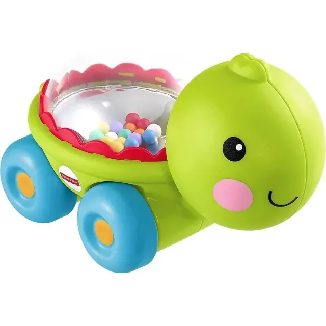 Baby rocking car for girls and boys - Soft rubber toy for infants to learn walking