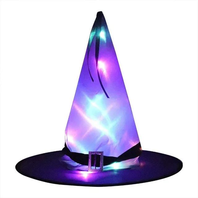 Witch hat with LED light