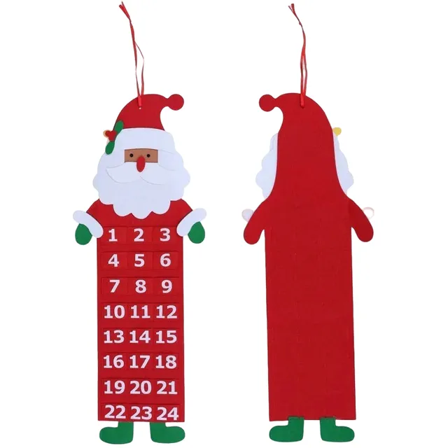 Hinged Advent calendar 79 x 21 cm