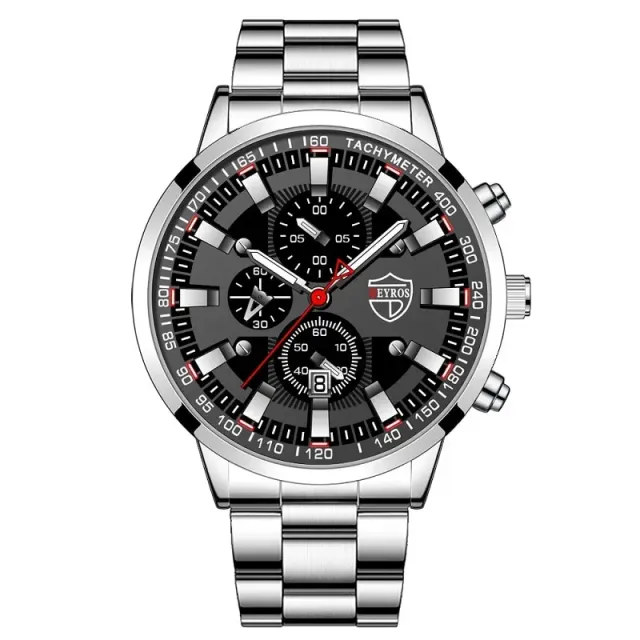 Luxusné športové hodinky pre mužov s kalendárom a luminiscenčnými rukami
