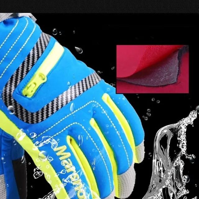 Unisex lyžiarske rukavice - 6 farieb