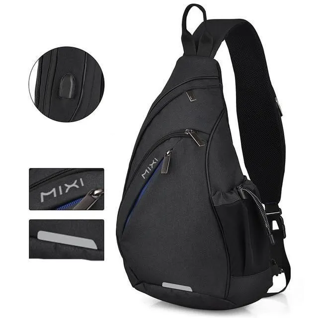 Backpack for men with one strap