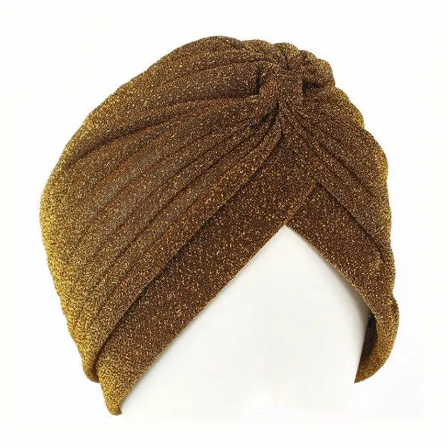 Women's fashion turban on head
