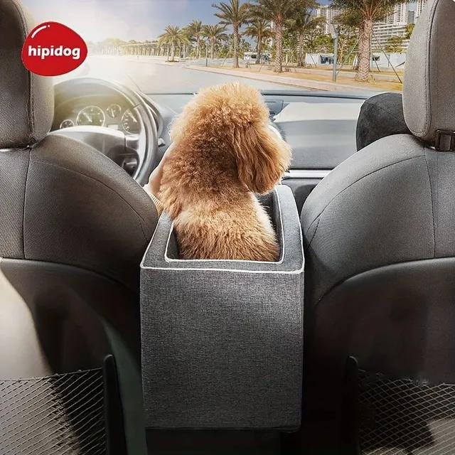 Comfortable car seat for pets with mounting on the back - Safe and comfortable travel for your dog or cat