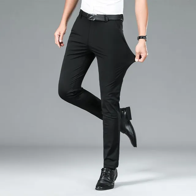 Men's Warm and Strong Suit Pants - Elegant and Comfortable Pants for Colder Days