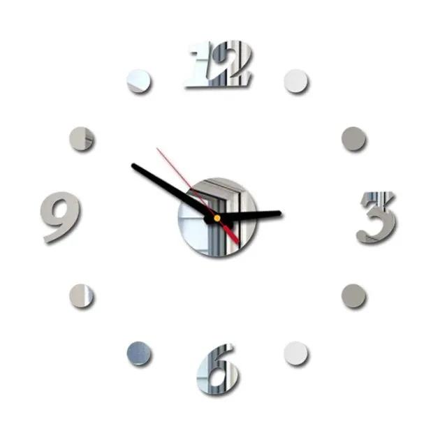 Stylowy, nowoczesny zegar 3D 21