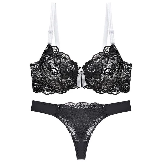 Ensemble de lingerie sexy pour femme avec soutien-gorge push-up Armstrong