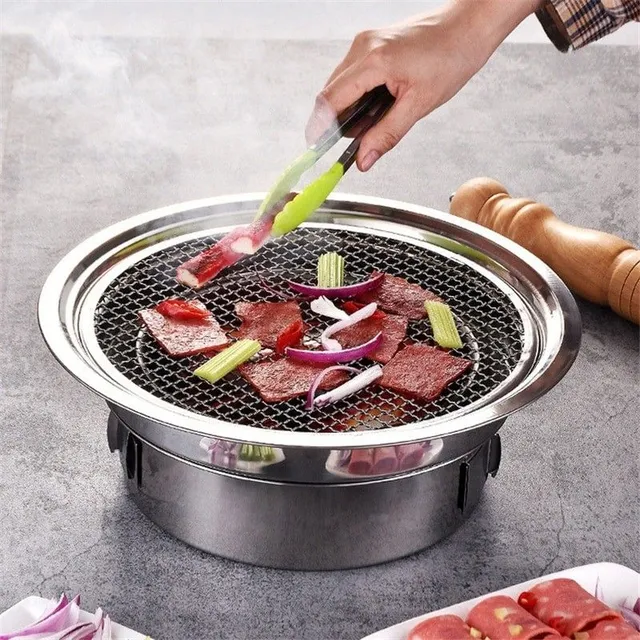 Portable coal grill