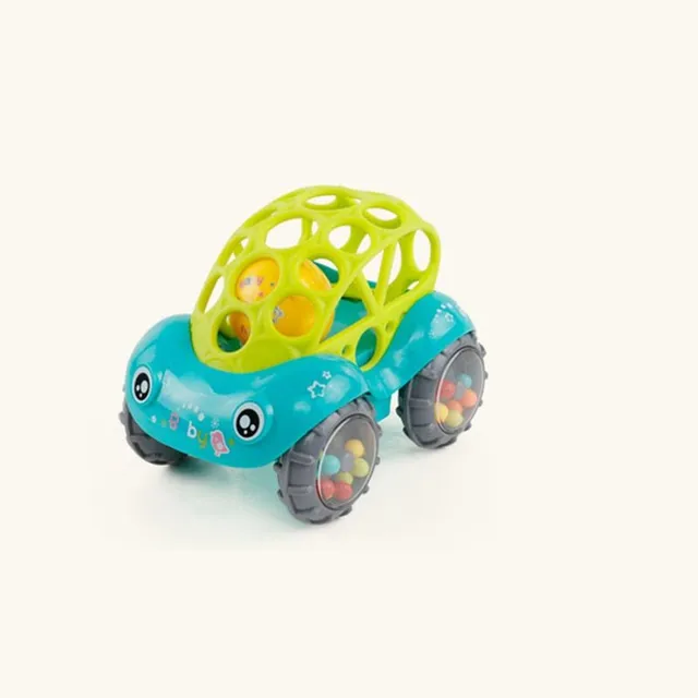 Educational toys for children 3in1 - car + rattle + teether