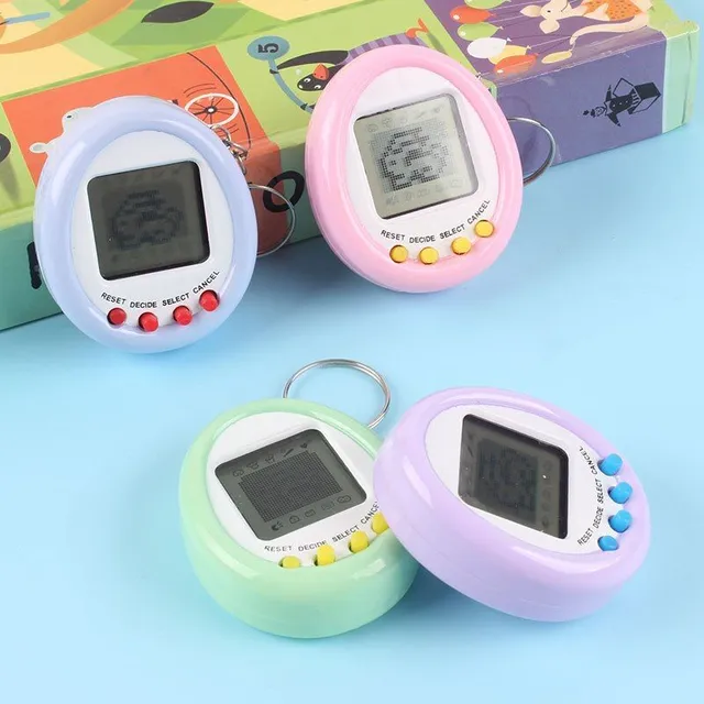 Detská elektronická hračka na kľúčik - Tamagoči