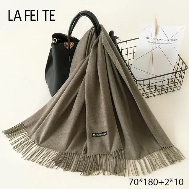 Ladies' cashmere scarf 58 70x180
