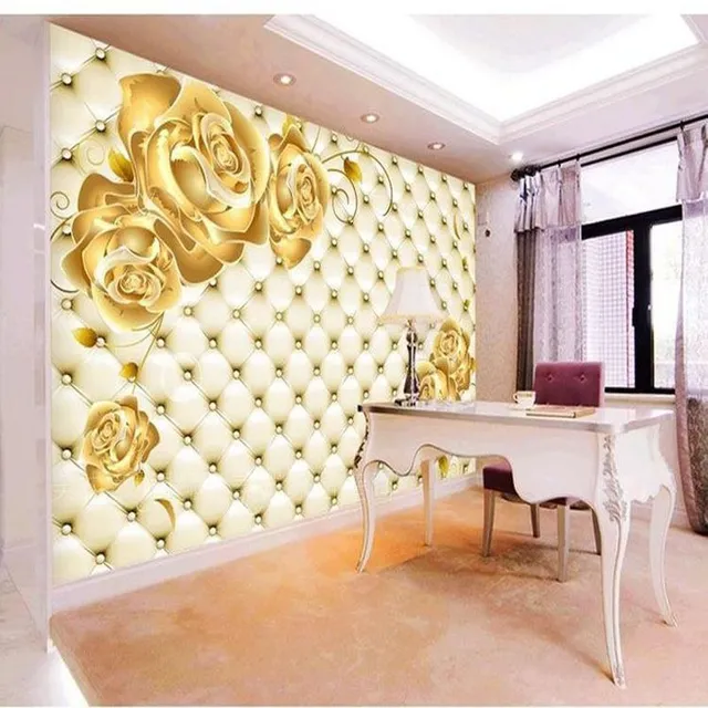 Luxury 3D wallpaper in European style