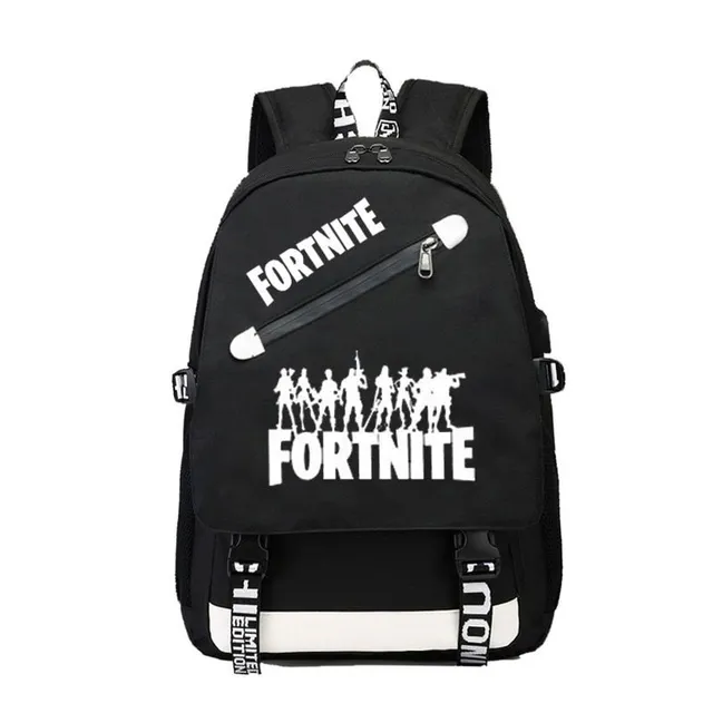 School backpack with cool print PC games Camel