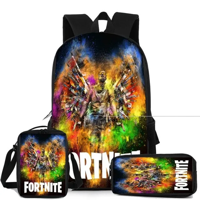 Set of children's bags with Fortnite theme