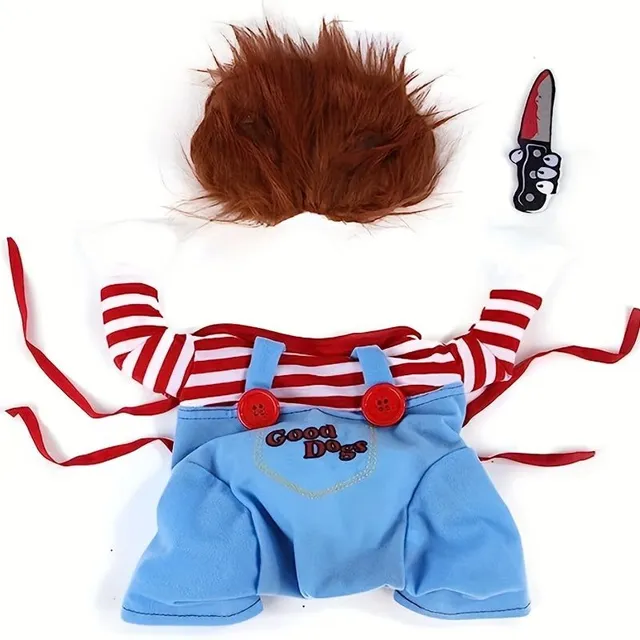 Halloween: Costume of scary dolls for dogs - Cute and scary at the same time