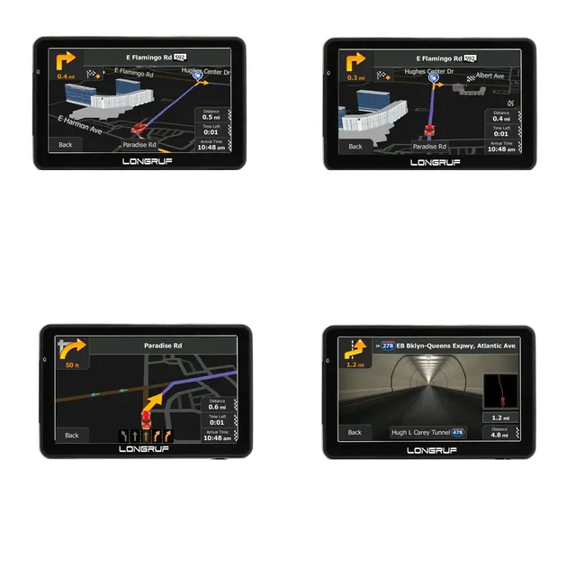 7-inch car GPS navigator with touch screen