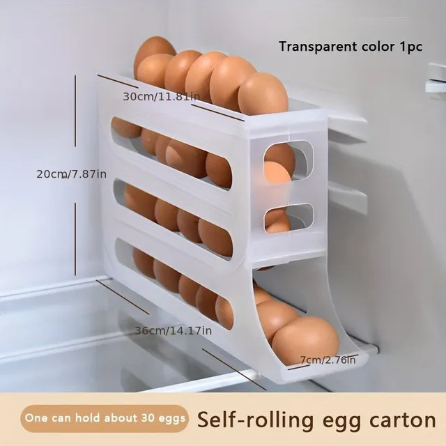 Storage box for eggs to fridge with large capacity for kitchen