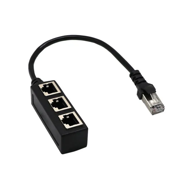 3-portový rozvodný kábel - Ethernet