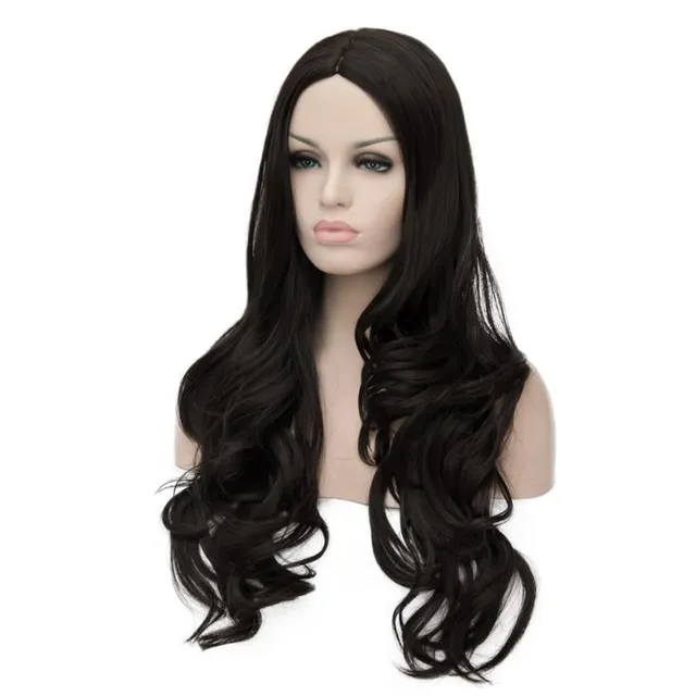 Sexy dark black women's wig