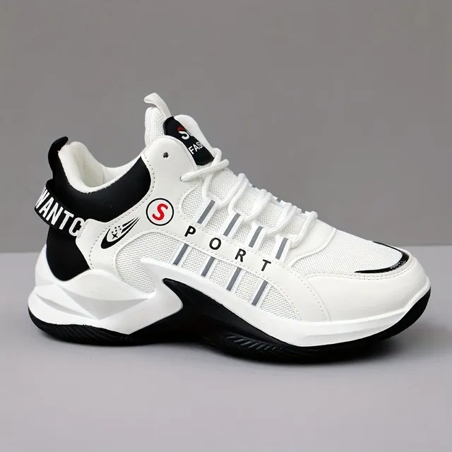 Fashionable men's ankle basketball shoes - comfortable, slip-resistant