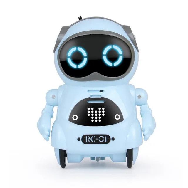 Uroczy elektryczny inteligentny mówiący mini robot Joshua