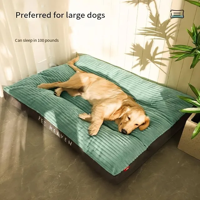 1 pc Winter bed for dog, removable and washable, floor mat, universal for all seasons, suitable for large dogs