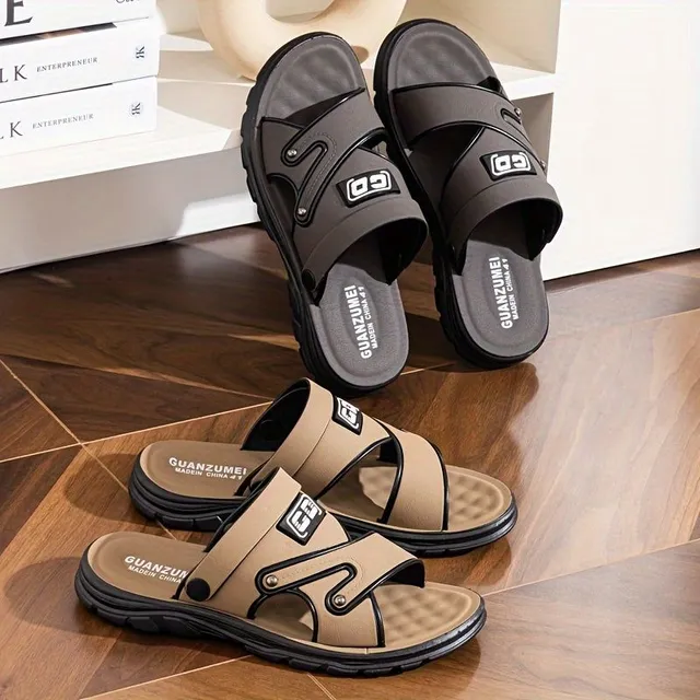 Men's Letters Design Comfortable Sandals