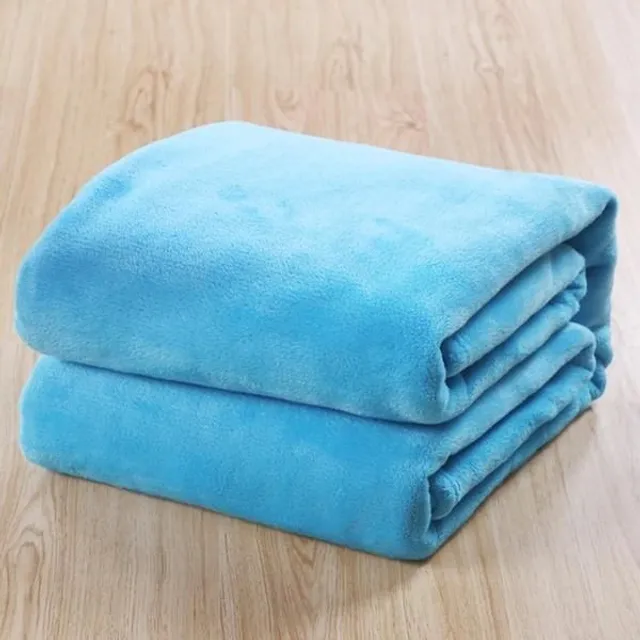 Lightweight thin mechanical flannel blanket Super warm soft blankets