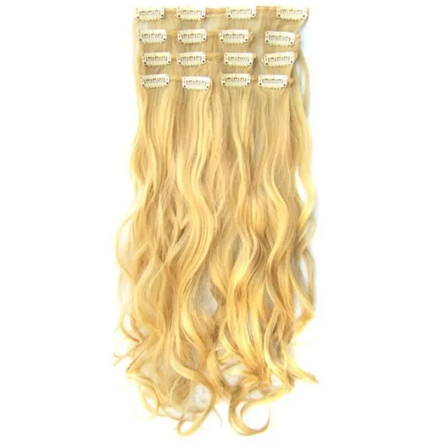 Klip w zestawie STANDARD curly - odcień blond