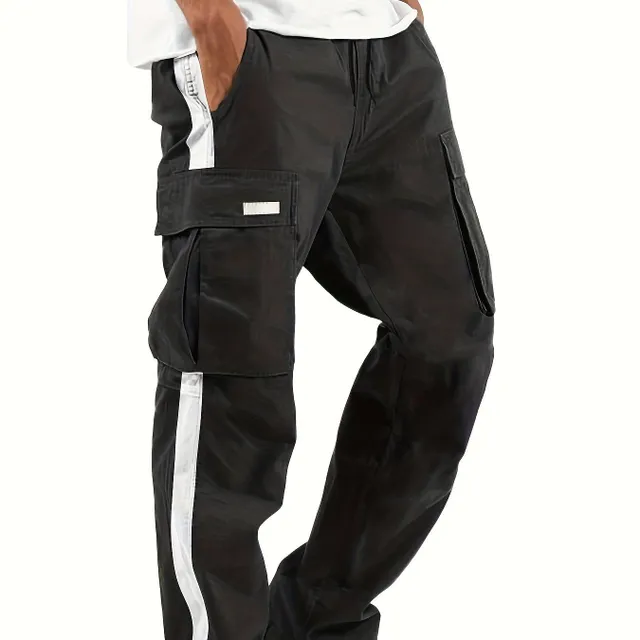 Men's Stylish Cargo Joggers with Capsules - Breathable