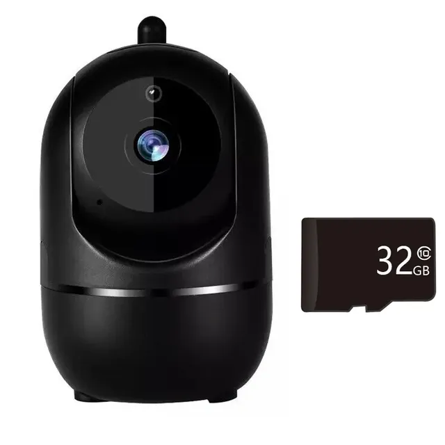 Camera de securitate inteligentă pentru casă IP YCC365 Plus 1080P HD cu urmărire automată și vedere pe timp de noapte