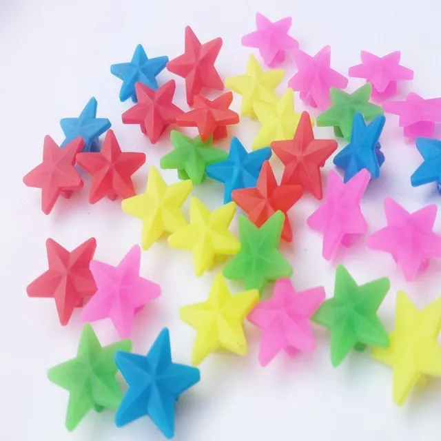 Star-shaped bike ornaments